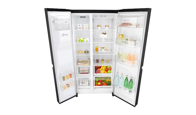 LG Smart Refrigerator with Plumbed Water and Ice Dispenser, GSL760WBXV